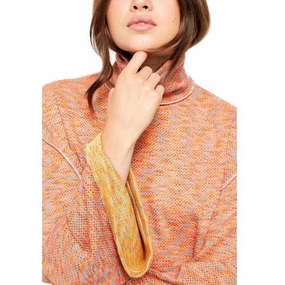 Free People Sunny Days Cotton Turtleneck Top - Picture 6 of 8